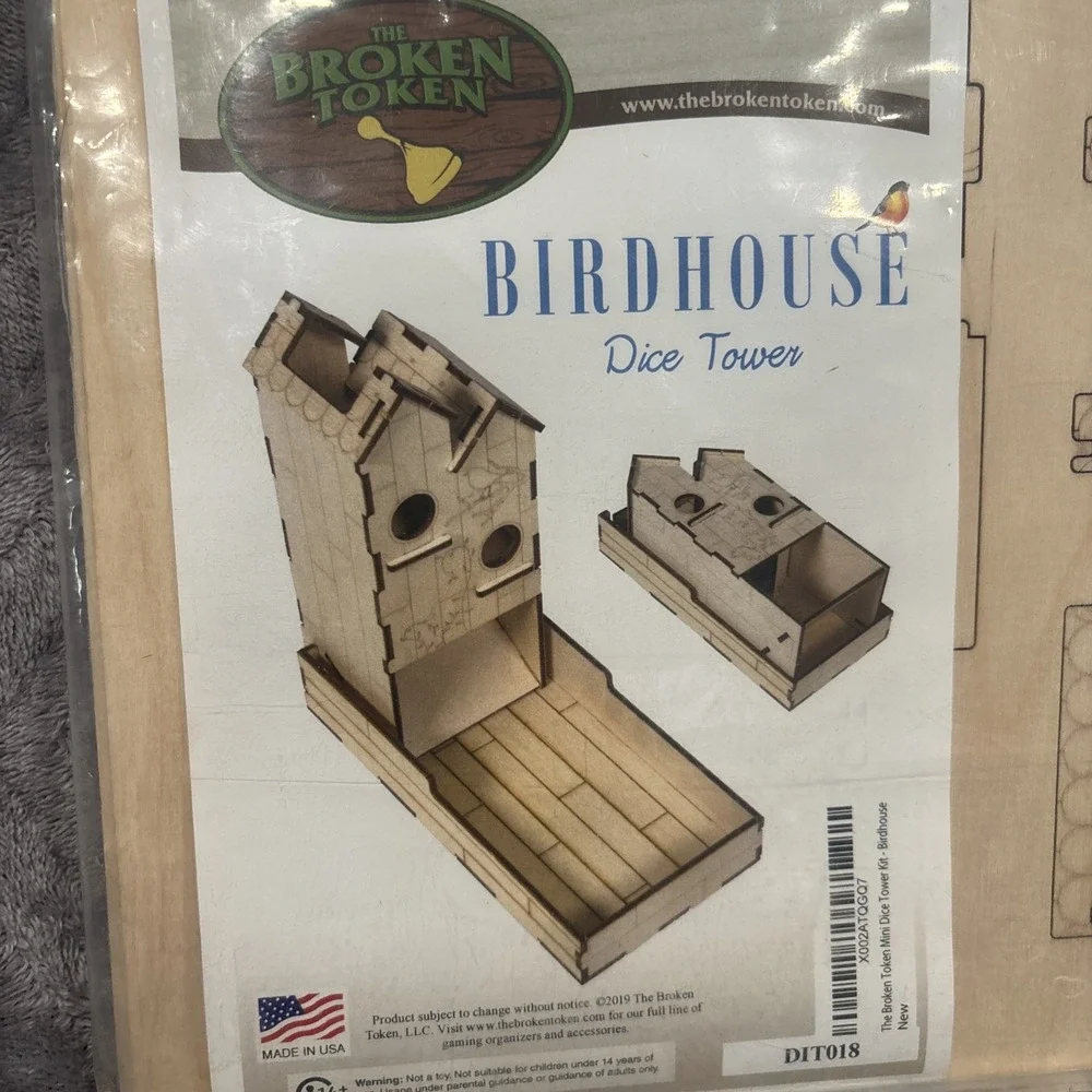 The Broken Token Birdhouse Dice Tower DIT018 Crafts‎